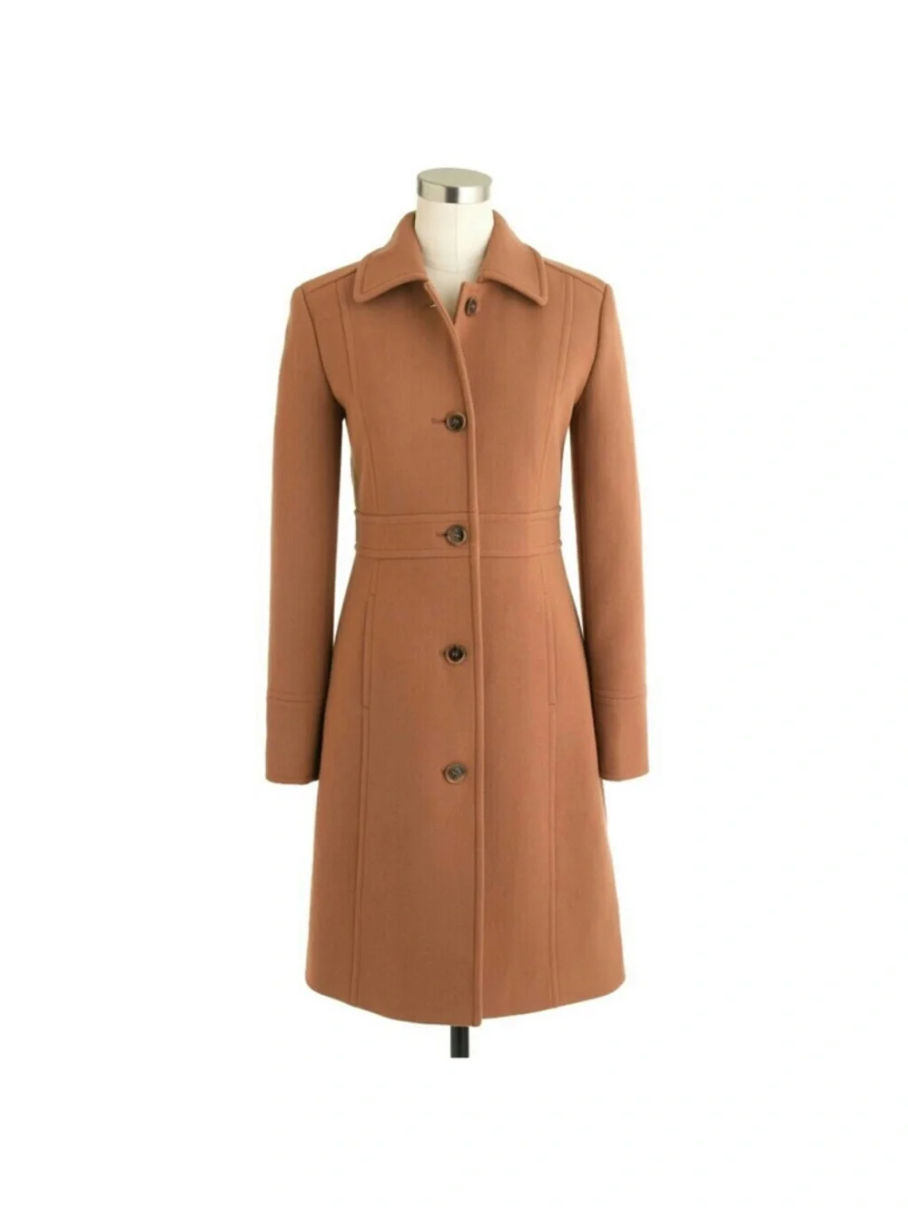 Classic lady day coat in Italian double-cloth wool with Thinsulate® - Picture 1 of 5